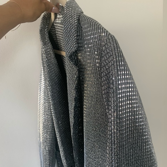 Shiny Silver Blazer - Picture 2 of 14